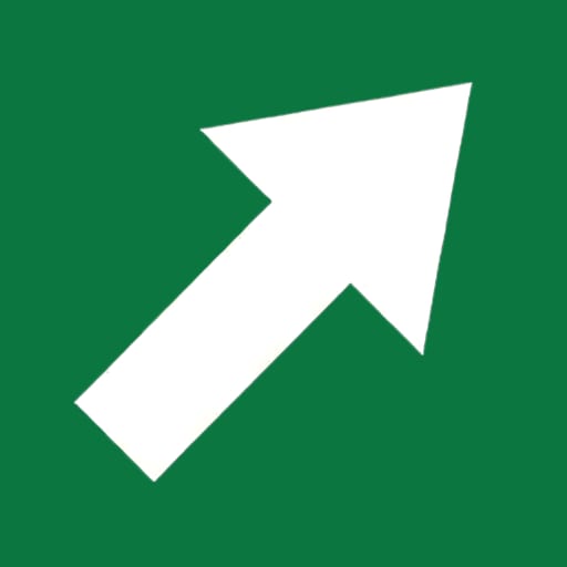 Class icon: white arrow pointing up and to the right on a green background