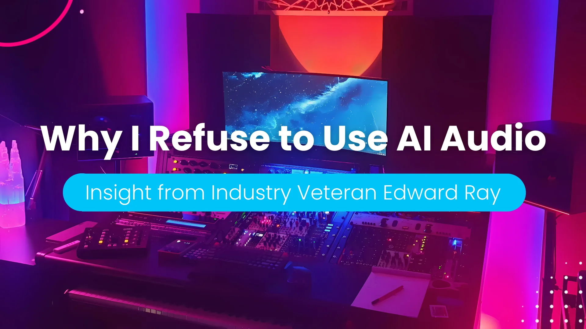 Why I Refuse to Use AI Audio: Insight from Industry Veteran Edward Ray