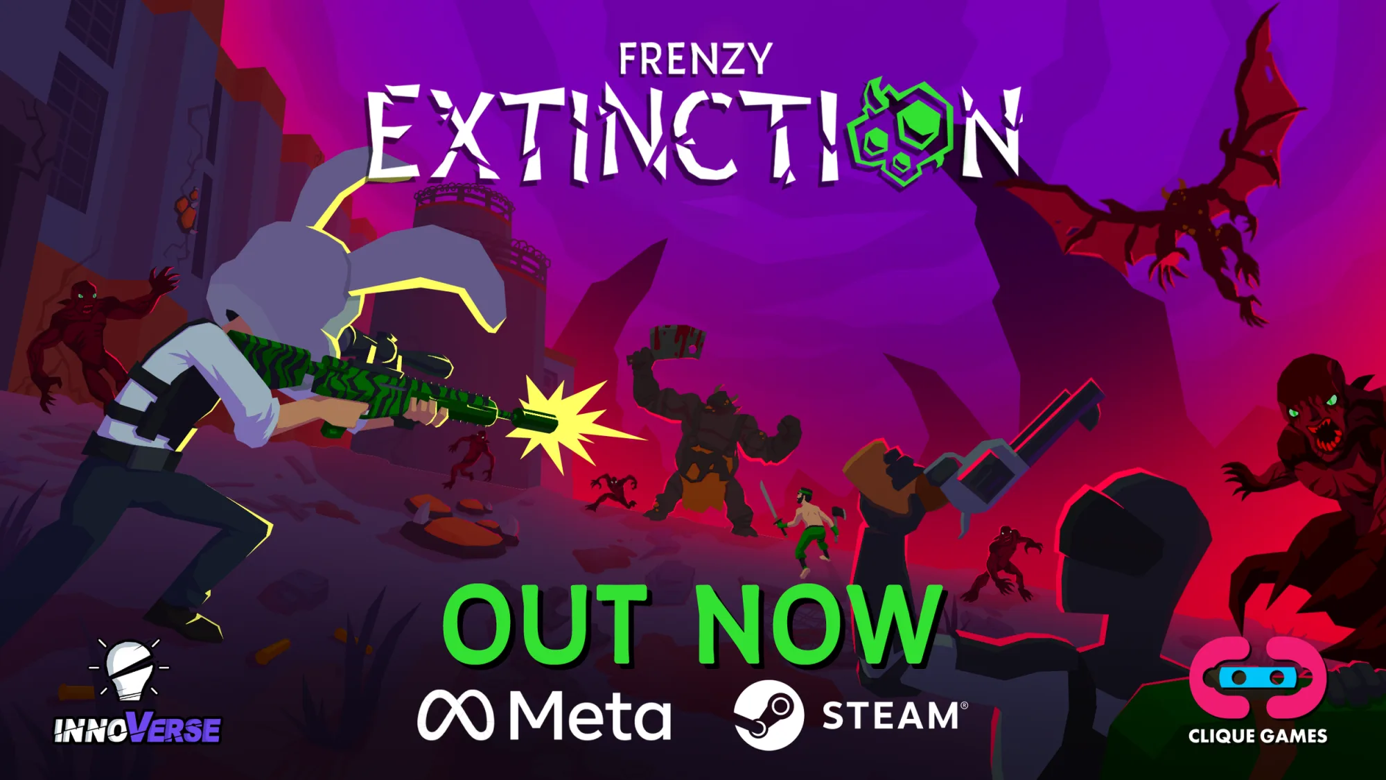 Frenzy Extinction is Now Live on Meta and Steam—Gear Up and Survive the Apocalypse!