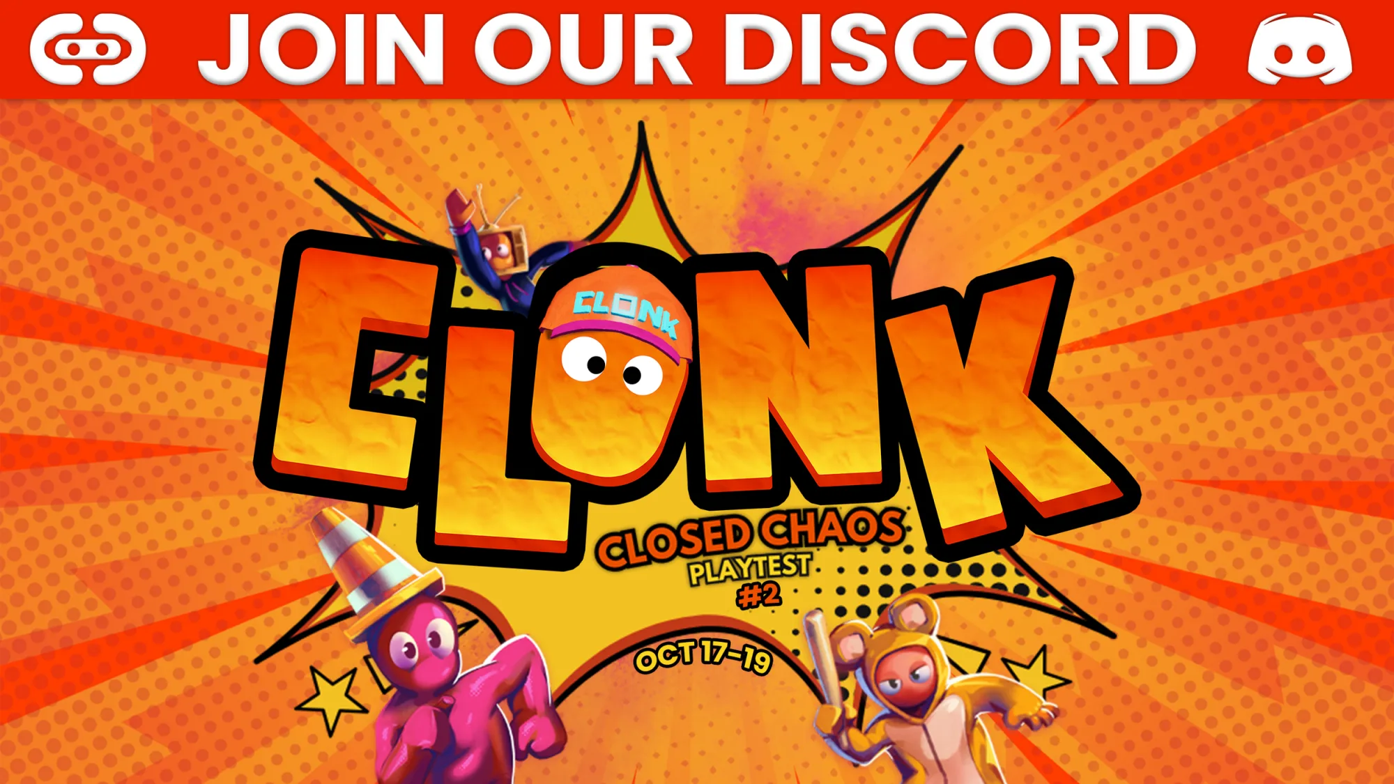 Join Clonk’s “Closed Chaos” Playtest #2!