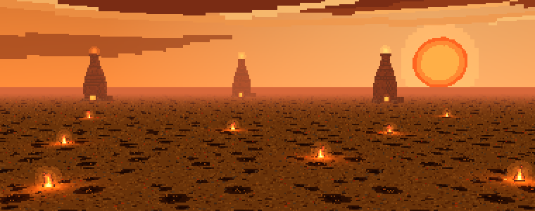 The Ashen Plains at dusk