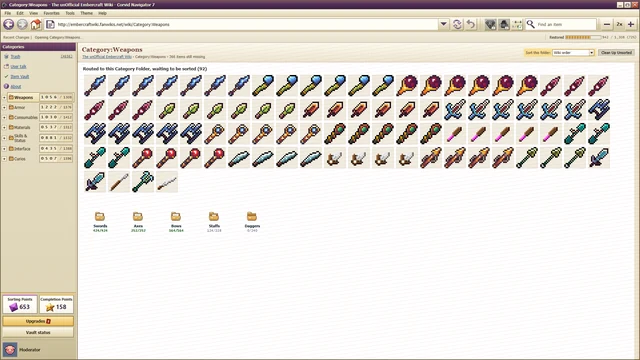A department, 72% restored. Routed items wait in the band to be sorted.
